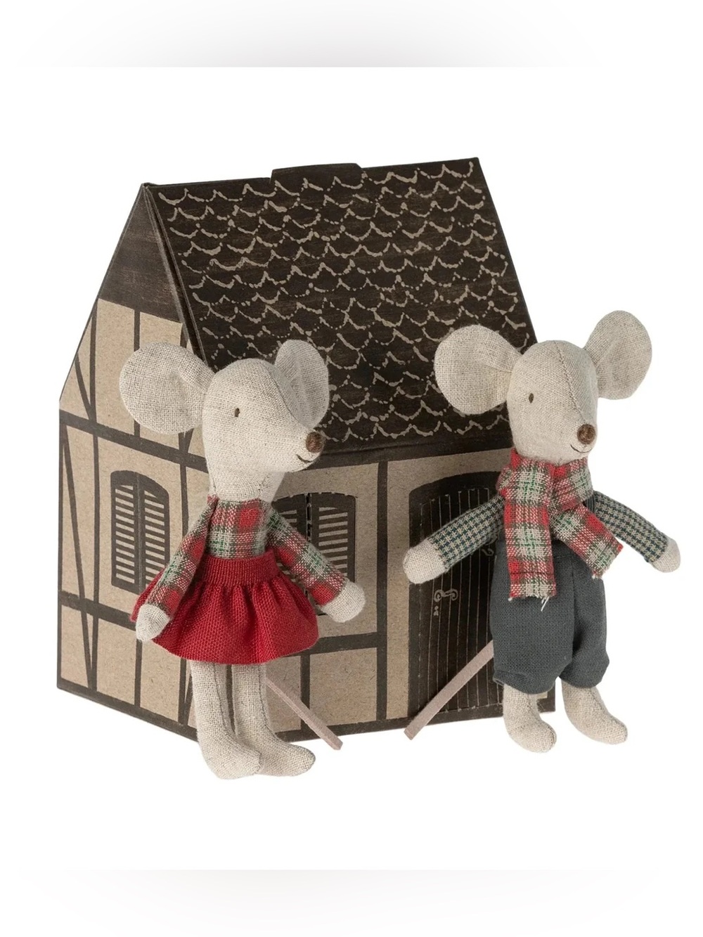 Maileg Winter Mice Twins Little Brother And Little Sister